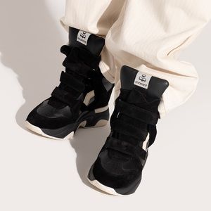 Isabel Marant Balskee Wedge Sneakers like Beckett